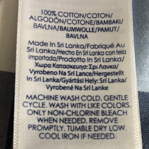 Chaps Petite No-Iron Plaid Button Down Lg Slv Cotton Shirt Blue Pink Wht Sz MP - Picture 10 of 12